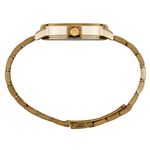 Kit Relógio Feminino Casual Dourado Semijoias 32599LPMKDE1K1