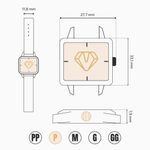  Relógio Mondaine Feminino Dourado 53766LPMVDE3