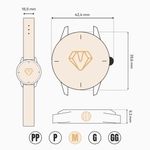  Relógio Mondaine Feminino Moda Bicolor Lua 32343LPMVBE2
