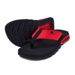 Chinelo Kenner Rakka Preto Vermelho