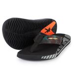  Sandalia Masculino Kenner Kicks Up Preto e Prata Camuflado