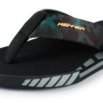  Sandalia Masculino Kenner Kicks Up Preto e Prata Camuflado