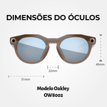 Óculos Inteligente Oakley Meta Hstn Prizm Deep Water 