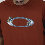 Camiseta Oakley Jupiter's Adventure SS Tee Flame Red
