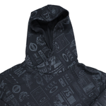 Moletom Oakley O-Mania Full Print Hoodie Blackout