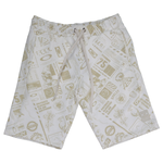 Bermuda Masculina Oakley O-mania Full Print Off White