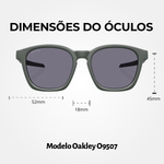 Óculos de Sol Oakley Shackle Matte Hunter Green Prizm Grey
