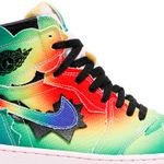 Tênis J. Balvin x Air Jordan 1 Retro OG High Colores Y Vibras