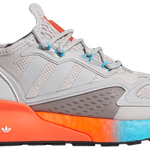 Tênis Adidas ZX 2K Boost Grey Signal Cyan