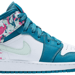 Tênis Air Jordan 1 Mid GS Paint Stroke