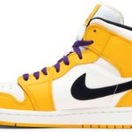 Tênis Air Jordan 1 Mid Lakers