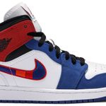Tênis Air Jordan 1 Mid Multicolored Swoosh