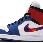 Tênis Air Jordan 1 Mid Multicolored Swoosh