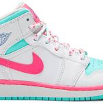 Tênis Air Jordan 1 Mid GS Digital Pink