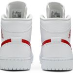 Tênis Air Jordan 1 Mid White University Red