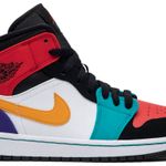 Tênis Air Jordan 1 Mid Multi-Color