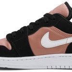 Tênis Air Jordan 1 Low GS White Rose Gold