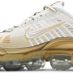 Tênis Nike Air Vapormax 360 White Metallic Gold