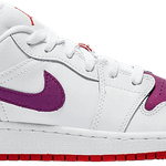 Tênis Air Jordan 1 Low GS White Berry