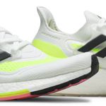 Tênis Adidas Ultraboost 21 White Solar Yellow