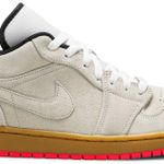 Tênis Air Jordan 1 Low White Gym Yellow