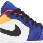 Tênis Air Jordan 1 Low White Deep Royal Blue