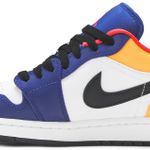 Tênis Air Jordan 1 Low White Deep Royal Blue