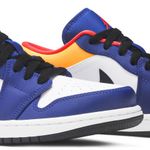 Tênis Air Jordan 1 Low White Deep Royal Blue