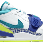 Tênis Just Don x Jordan Legacy 312 Low Neon Aquamarine