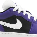 Tênis Air Jordan 1 Low Black Court Purple