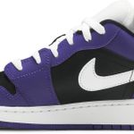 Tênis Air Jordan 1 Low Black Court Purple