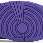 Tênis Air Jordan 1 Low Black Court Purple