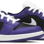 Tênis Air Jordan 1 Low Black Court Purple