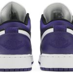 Tênis Air Jordan 1 Low Black Court Purple