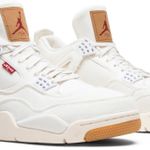 Tênis Levi's x Air Jordan 4 Retro White Denim