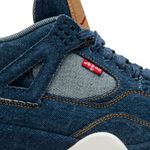 Tênis Levi's x Air Jordan 4 Retro Denim