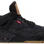 Tênis Levi's x Air Jordan 4 Retro Black Denim