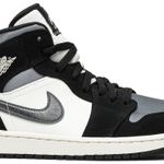Tênis Air Jordan 1 Mid SE Satin Smoke Grey
