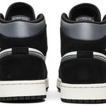 Tênis Air Jordan 1 Mid SE Satin Smoke Grey