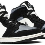 Tênis Air Jordan 1 Mid SE Satin Smoke Grey
