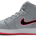 Tênis Air Jordan 1 Mid Wolf Grey Pink