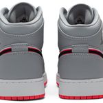 Tênis Air Jordan 1 Mid Wolf Grey Pink