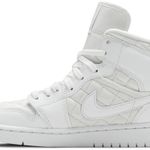 Tênis Air Jordan 1 Mid SE White Quilted
