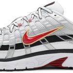 Tênis Nike P-6000 Metallic Silver Red