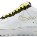 Tênis Nike Air Force 1 '07 LV8 Gold Links Zebra Print