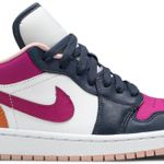 Tênis Air Jordan 1 Low SE Mismatched - Purple Magenta