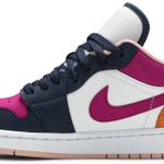 Tênis Air Jordan 1 Low SE Mismatched - Purple Magenta