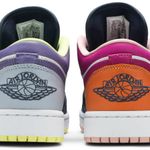 Tênis Air Jordan 1 Low SE Mismatched - Purple Magenta