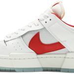 Tênis Nike Dunk Low Disrupt White Gym Red