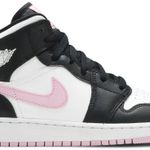 Tênis Air Jordan 1 Mid GS White Light Arctic Pink